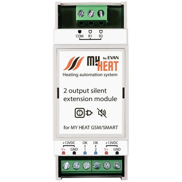 Блок симисторов на 2 выхода MY HEAT Эван 6296 Блок симисторов на 2 выхода MY HEAT Эван 6296