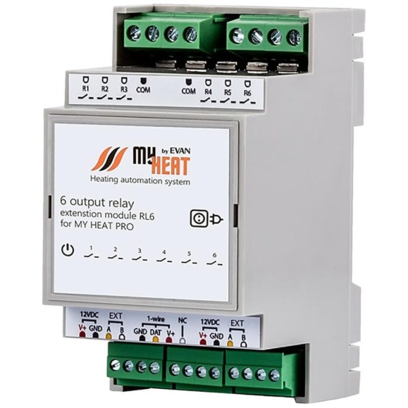 Симисторный блок расширения Эван MY HEAT RL6S 6292 Симисторный блок расширения Эван MY HEAT RL6S 6292