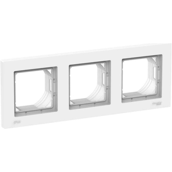 3-постовая рамка Systeme Electric AtlasDesign Aqua IP44, БЕЛЫЙ ATN440103 3-постовая рамка Systeme Electric AtlasDesign Aqua IP44, БЕЛЫЙ ATN440103