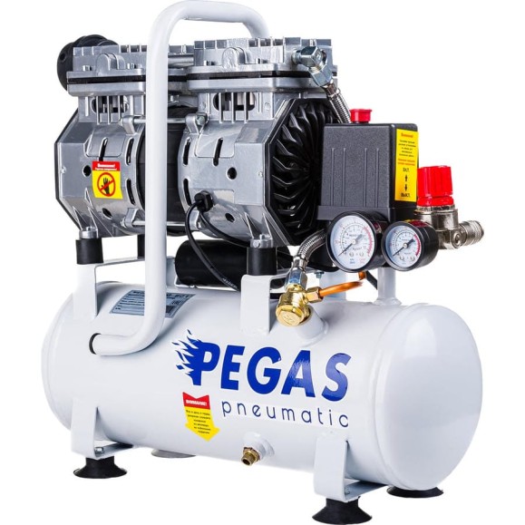 Малошумный компрессор Pegas pneumatic PG-601 безмасляный 6615 Малошумный компрессор Pegas pneumatic PG-601 безмасляный 6615