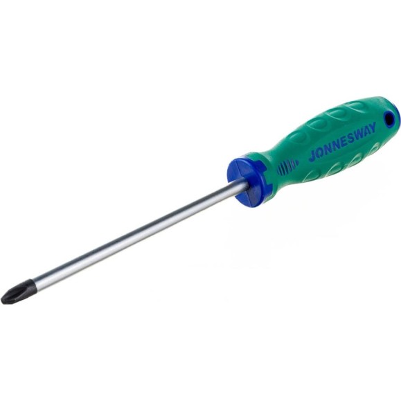 Стержневая крестовая отвертка Jonnesway D71P3150 Anti-Slip Grip PH3x150 мм 46110 Стержневая крестовая отвертка Jonnesway D71P3150 Anti-Slip Grip PH3x150 мм 46110