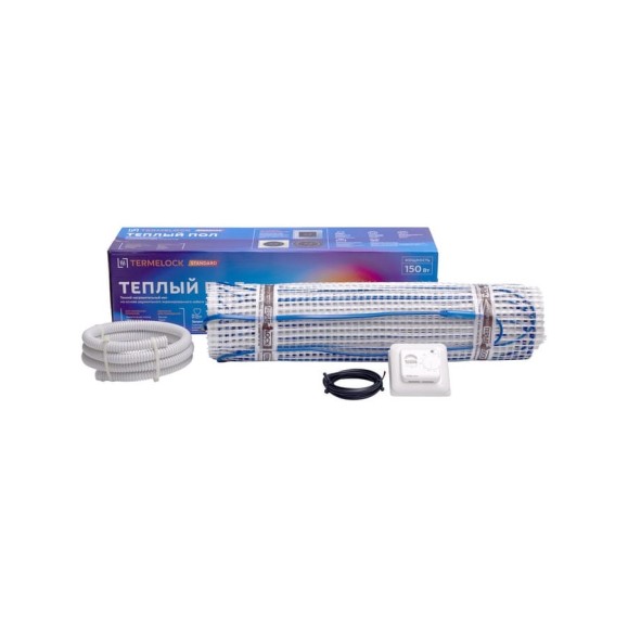 Комплект нагревательного мата Gidrolock termelock tl-150-1,0 с терморегулятором 71510200