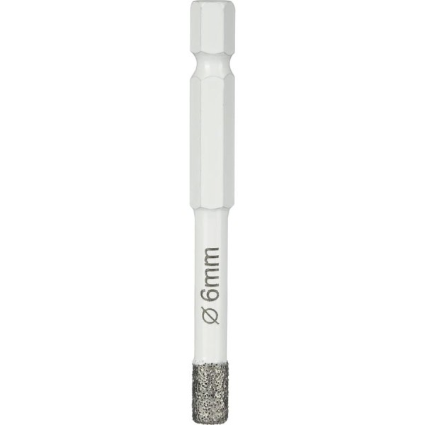 Коронка алмазная по керамике и керамограниту 6 мм Diamond Industrial DIDKVP06S10