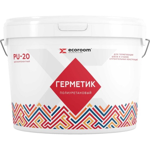 Полиуретановый герметик ECOROOM 2K PU-20, серый, 16 кг E-PUгерм-7708/16 Полиуретановый герметик ECOROOM 2K PU-20, серый, 16 кг E-PUгерм-7708/16