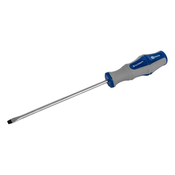 Отвёртка Ultra Grip SL 5 х 150 мм CR-V КОБАЛЬТ 646-263 Отвёртка Ultra Grip SL 5 х 150 мм CR-V КОБАЛЬТ 646-263