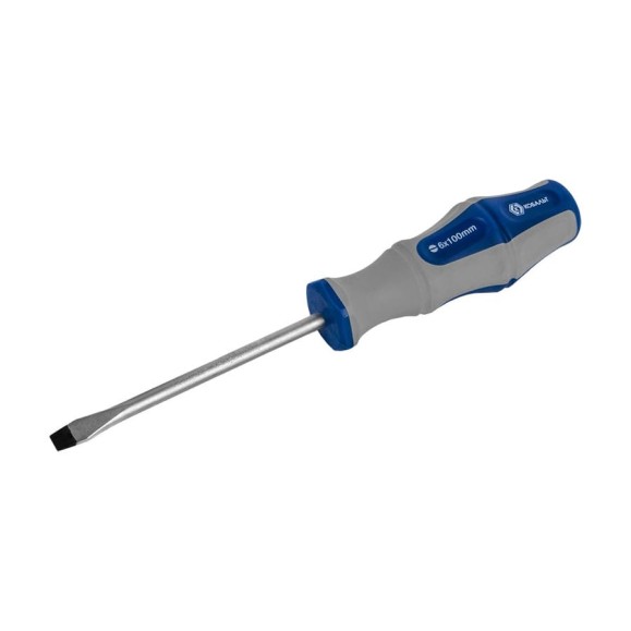 Отвёртка Ultra Grip SL 6 х 100 мм CR-V КОБАЛЬТ 646-270 Отвёртка Ultra Grip SL 6 х 100 мм CR-V КОБАЛЬТ 646-270