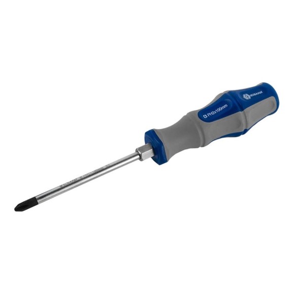 Отвертка ударная Ultra Grip PH-2x100 мм S2 КОБАЛЬТ 646-591 Отвертка ударная Ultra Grip PH-2x100 мм S2 КОБАЛЬТ 646-591
