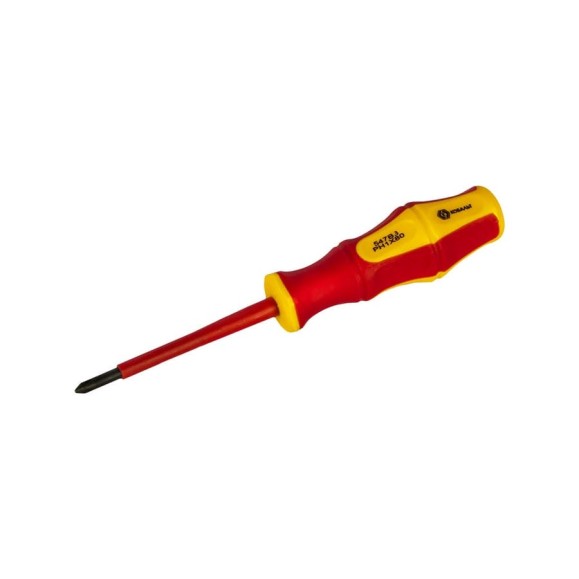Отвертка диэлектрическая Ultra Grip PH-1 х 80 мм CR-V КОБАЛЬТ 646-492 Отвертка диэлектрическая Ultra Grip PH-1 х 80 мм CR-V КОБАЛЬТ 646-492