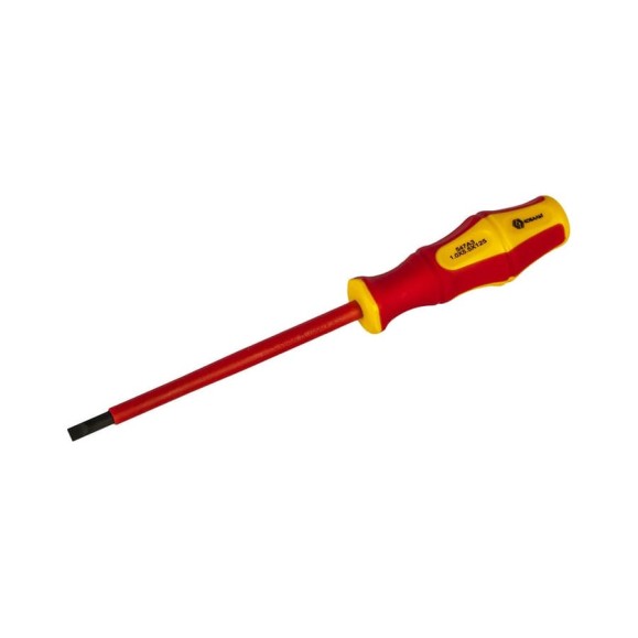 Отвертка диэлектрическая Ultra Grip SL 5,5 х 125 мм CR-V КОБАЛЬТ 646-454 Отвертка диэлектрическая Ultra Grip SL 5,5 х 125 мм CR-V КОБАЛЬТ 646-454