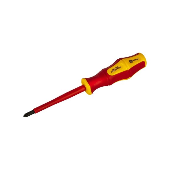 Отвертка диэлектрическая Ultra Grip PH-2 х 100 мм КОБАЛЬТ CR-V 646-508 Отвертка диэлектрическая Ultra Grip PH-2 х 100 мм КОБАЛЬТ CR-V 646-508