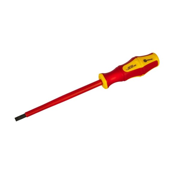 Отвертка диэлектрическая Ultra Grip SL 6,5 х 150 мм CR-V КОБАЛЬТ 646-461 Отвертка диэлектрическая Ultra Grip SL 6,5 х 150 мм CR-V КОБАЛЬТ 646-461