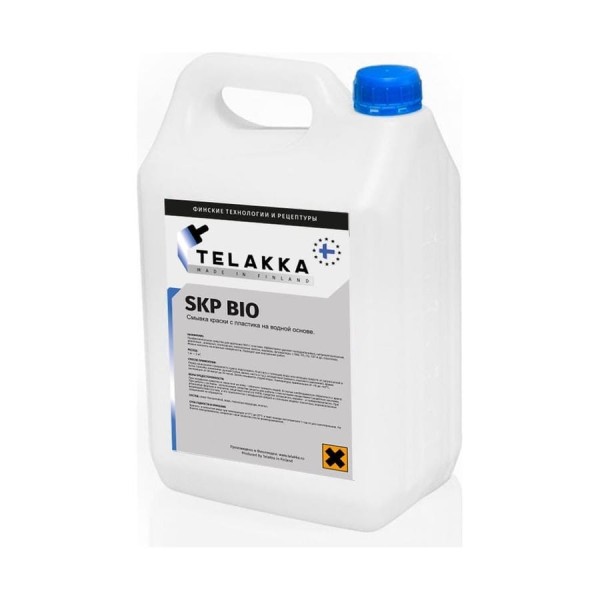 Смывка краски с пластика на водной основе Telakka SKP BIO 10 л 4631164230086