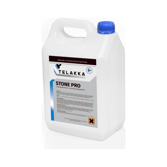 Гидрофобизатор с улучшенной формулой Telakka GIDROFOB STONE PRO 10 л 4631160697821 Гидрофобизатор с улучшенной формулой Telakka GIDROFOB STONE PRO 10 л 4631160697821