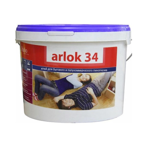 Клей для напольных покрытий ARLOK 34 14 кг 00000005316 Клей для напольных покрытий ARLOK 34 14 кг 00000005316