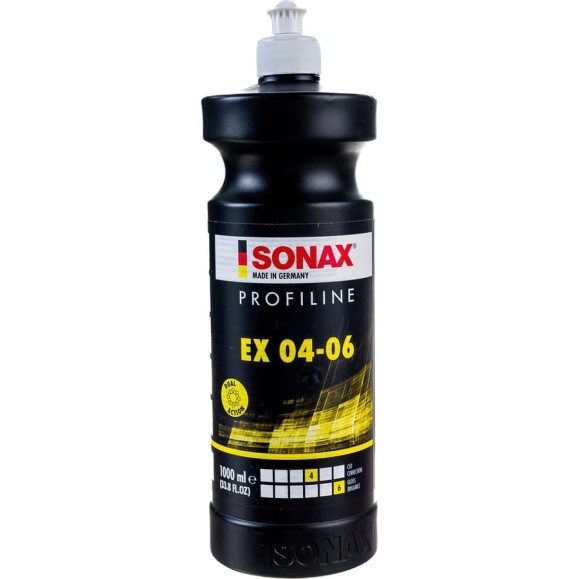 Полироль антиголограммный ProfiLine для орбитальных машинок EX 04-06 SONAX 242300 Полироль антиголограммный ProfiLine для орбитальных машинок EX 04-06 SONAX 242300
