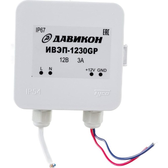Блок питания ДАВИКОН AC/DC - стабилизированный ИВЭП-1230GР