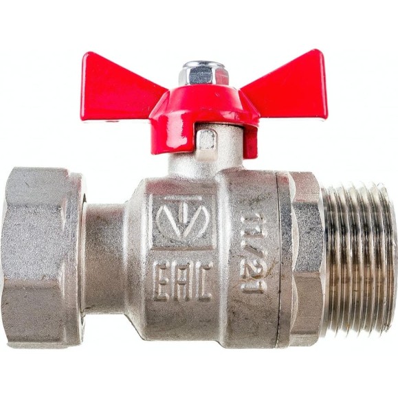 Шаровой кран VALTEC с накидной гайкой, 1 внутренняя-наружная VT.260.N.0606 Шаровой кран VALTEC с накидной гайкой, 1 внутренняя-наружная VT.260.N.0606
