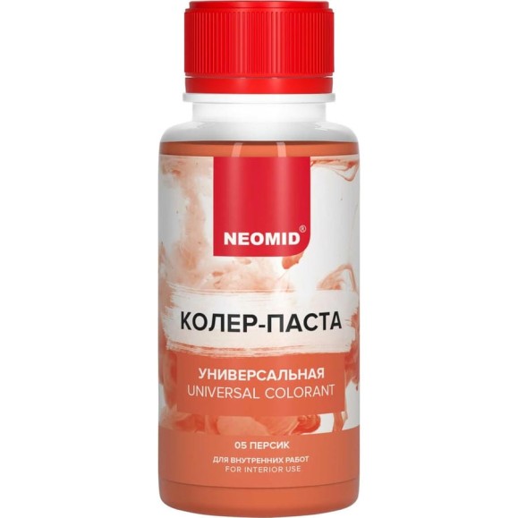 Колер-паста универсальная NEOMID Палитра №1 (05 персик) 100 мл Н-КолПаста-05-перс Колер-паста универсальная NEOMID Палитра №1 (05 персик) 100 мл Н-КолПаста-05-перс