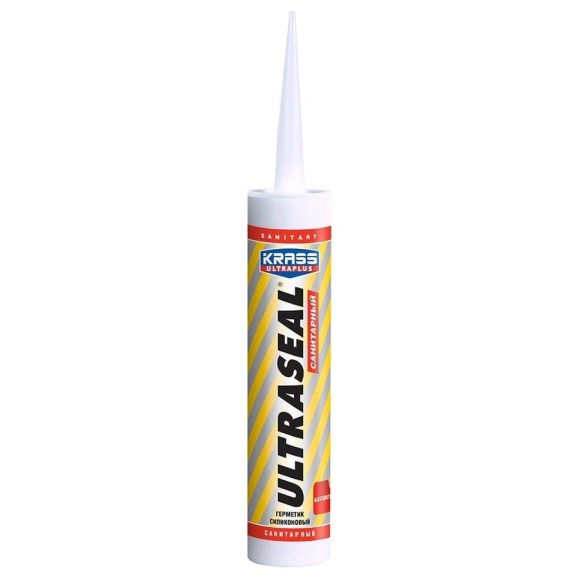 Санитарный силиконовый герметик KRASS Ultraseal бесцветный, 260 мл ЛА-00000287