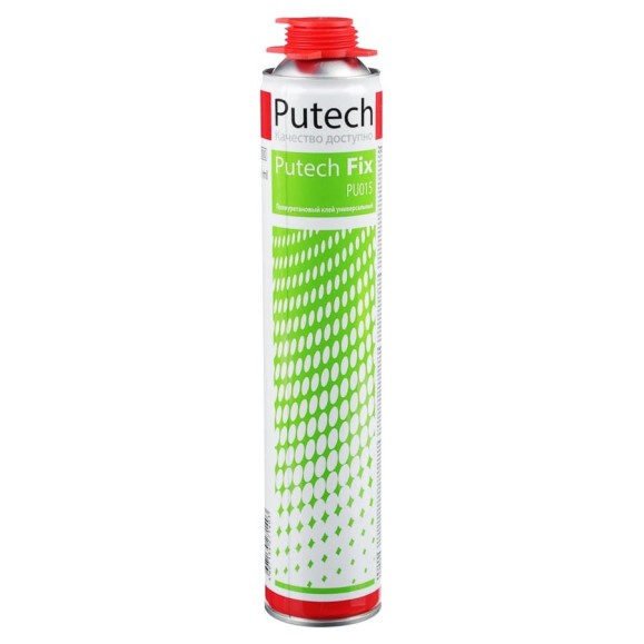 Клей-пена PUTECH Fix PU 015 универсальный, полиуретановый 469-215 Клей-пена PUTECH Fix PU 015 универсальный, полиуретановый 469-215
