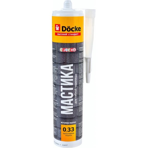 Мастика для гибкой черепицы DOCKE 0.33 кг ZRMA-1099 Мастика для гибкой черепицы DOCKE 0.33 кг ZRMA-1099