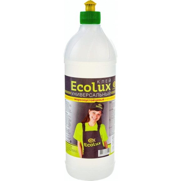 Универсальный полимерный клей ECOLUX (морозоустойчивый; 1 л) 4607133680510