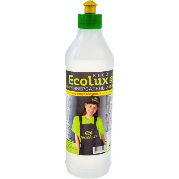 Универсальный полимерный клей ECOLUX (морозоустойчивый; 0.5 л) 4607133680497