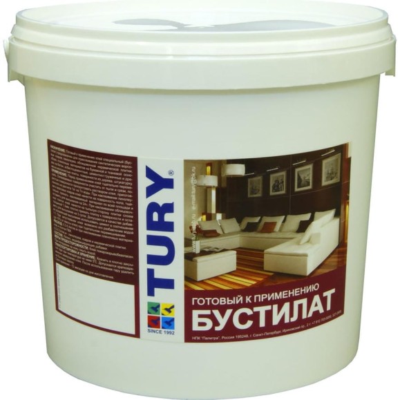 Клей TURY Бустилат, 4 кг 1000480 Клей TURY Бустилат, 4 кг 1000480