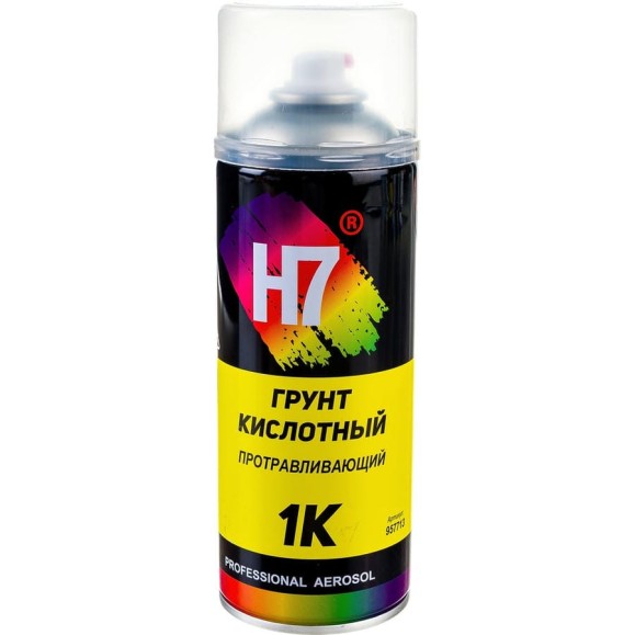 Кислотный протравливающий грунт H7 1К зеленый, аэрозоль, 520 мл 957713
