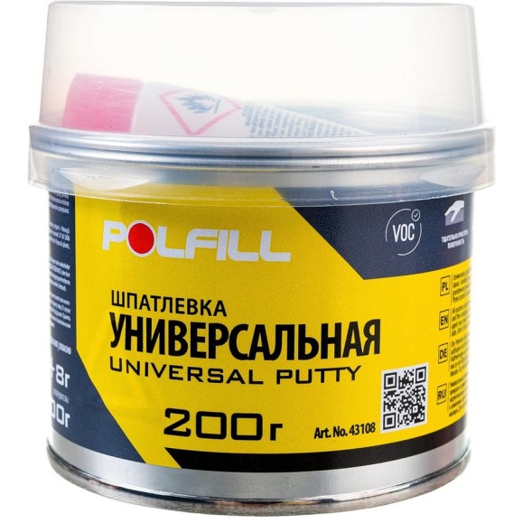 Универсальная шпатлевка POLFILL 200 г 13-000031 Универсальная шпатлевка POLFILL 200 г 13-000031