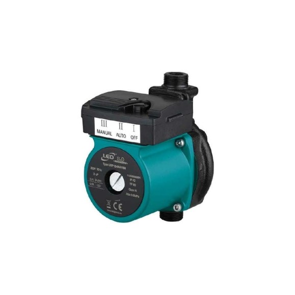 Циркуляционный насос LEO LRP 15-90A/160, 123 Вт, 220В, Q 25 л/мин, Hmax 9 m 965 Циркуляционный насос LEO LRP 15-90A/160, 123 Вт, 220В, Q 25 л/мин, Hmax 9 m 965