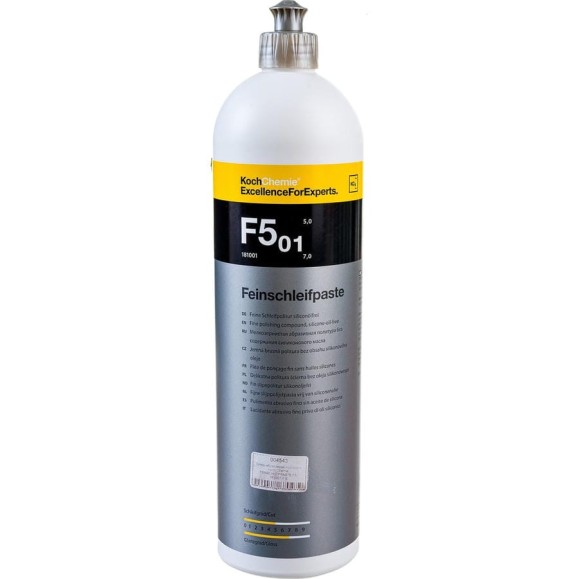 Тонко-абразивная полироль FEINSCHLEIFPASTE F5.01 1л Koch Chemie 181001 (455001) 004543 2399 Тонко-абразивная полироль FEINSCHLEIFPASTE F5.01 1л Koch Chemie 181001 (455001) 004543 2399
