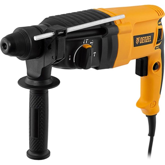 Электрический перфоратор Denzel rhh-800-26, sds-plus, 800 вт, 3 дж, 3 плюс 1 режим 26607 Электрический перфоратор Denzel rhh-800-26, sds-plus, 800 вт, 3 дж, 3 плюс 1 режим 26607