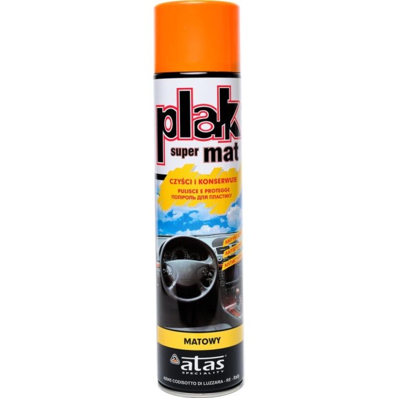 Полироль салона PLAK Super Mat 600 мл аэрозоль Апельсин 5153
