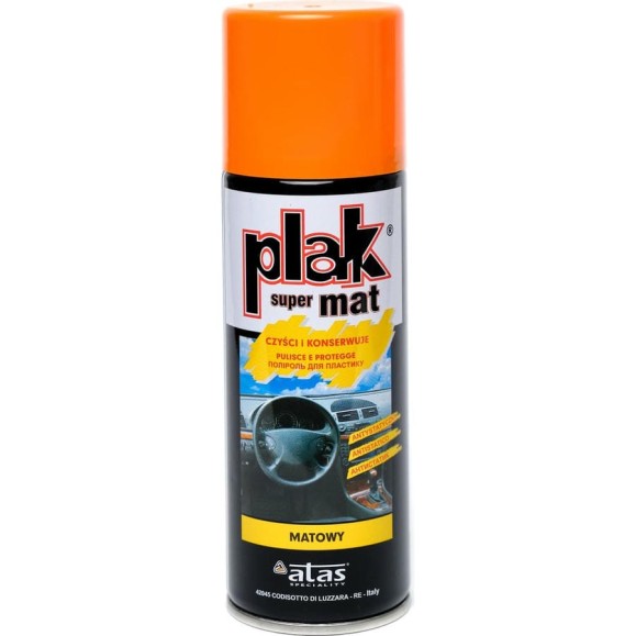 Полироль салона PLAK Super Mat 200 мл аэрозоль Апельсин 5082