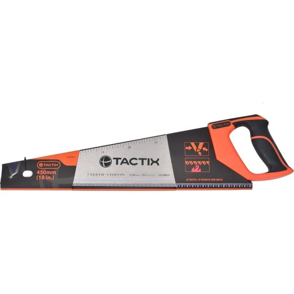 Ножовка по дереву TACTIX 450 мм, зуб 7/8 265063 Ножовка по дереву TACTIX 450 мм, зуб 7/8 265063