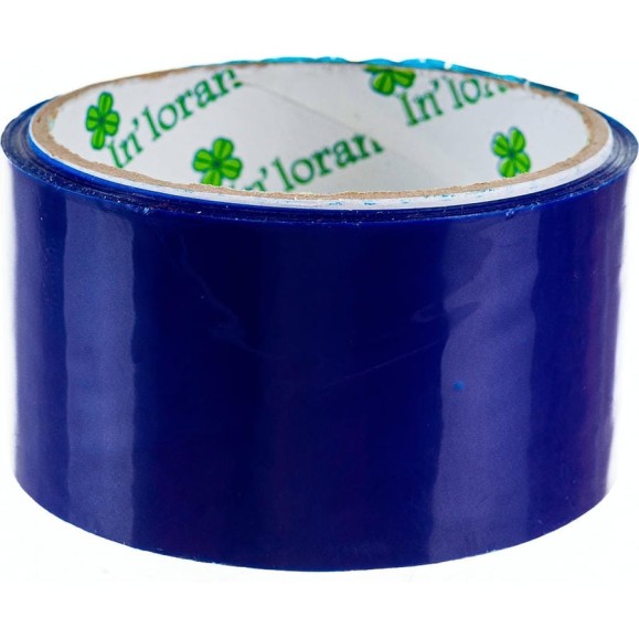 Липкая лента In'Loran 48 мм х 24 м, синяя С05 Липкая лента In'Loran 48 мм х 24 м, синяя С05
