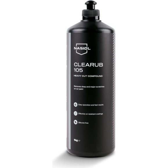 Полировальная паста Ультра Абразивная CLEARUB 105 Supet Heavy polishing C2022 105 1000 гр Nasiol 053078