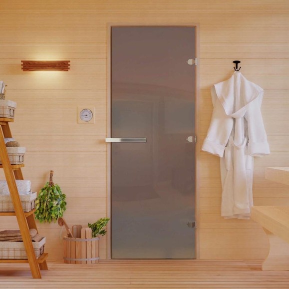 Дверь для бани DoorWood Бронза матовая, 1800х700 мм DW01115 Дверь для бани DoorWood Бронза матовая, 1800х700 мм DW01115