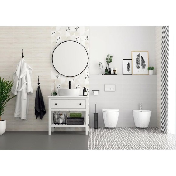 Плитка настенная LB CERAMICS Джапанди 1041-8212 (белый; 20х40 см; 20 шт.; площадь упаковки 1,58 кв.м) СК000036941 Плитка настенная LB CERAMICS Джапанди 1041-8212 (белый; 20х40 см; 20 шт.; площадь упаковки 1,58 кв.м) СК000036941
