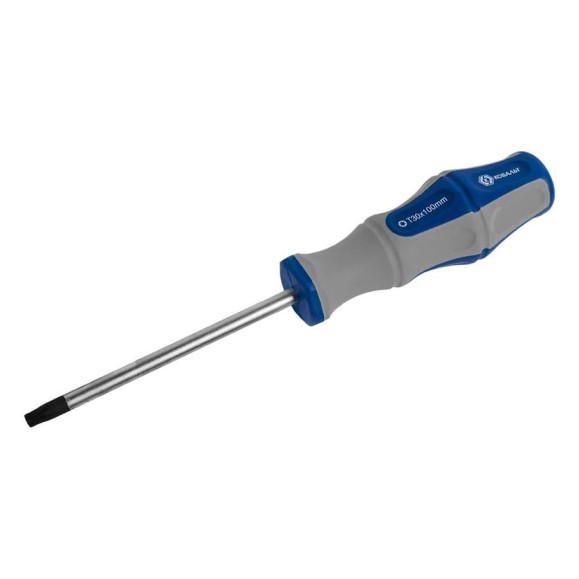 Отвертка с подвесом Torx Tamper-30х100 мм КОБАЛЬТ Ultra Grip CR-V 910-089 Отвертка с подвесом Torx Tamper-30х100 мм КОБАЛЬТ Ultra Grip CR-V 910-089