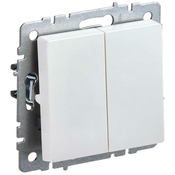 Проходной 2-клавишный выключатель IEK Brite 10а вс10-2-6-брж жемчуг BR-V22-0-10-K36 Проходной 2-клавишный выключатель IEK Brite 10а вс10-2-6-брж жемчуг BR-V22-0-10-K36