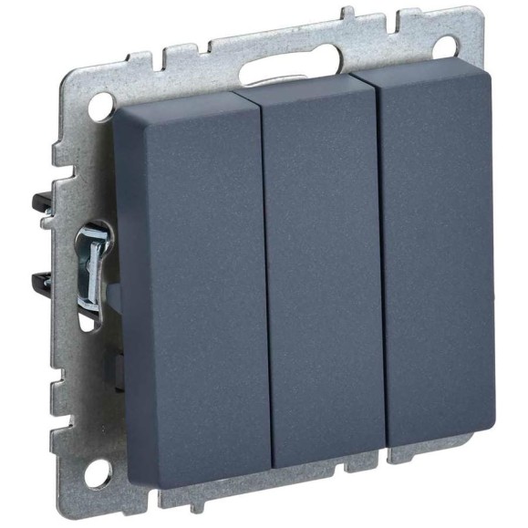 3-клавишный выключатель IEK Brite 10а вс10-3-0-брм маренго BR-V30-0-10-K35 3-клавишный выключатель IEK Brite 10а вс10-3-0-брм маренго BR-V30-0-10-K35