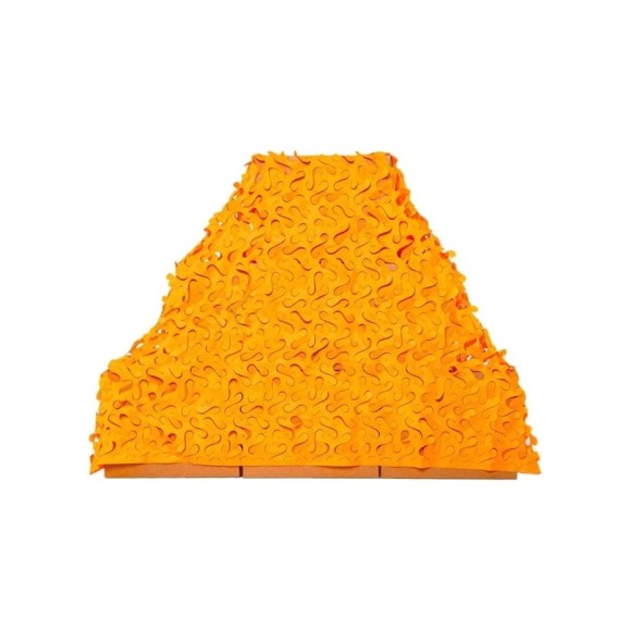 Сеть декоративная маскировочная S-образная 5000x1430 мм, оксфорд 210, оранжевый Tplus T020906 Сеть декоративная маскировочная S-образная 5000x1430 мм, оксфорд 210, оранжевый Tplus T020906