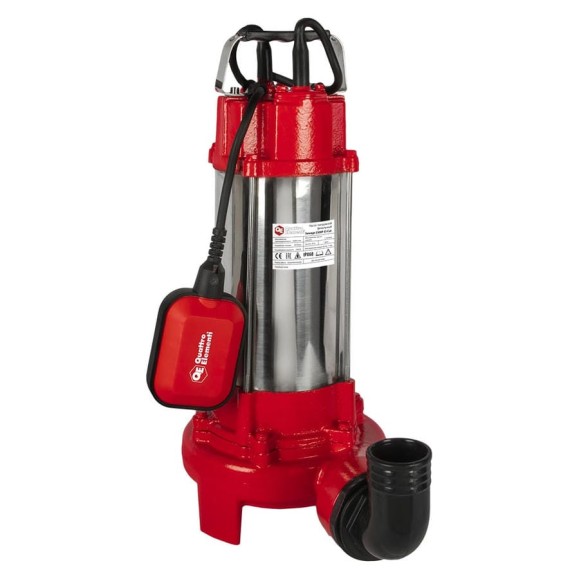 Фекальный насос QUATTRO ELEMENTI Sewage 2500F Ci-Cut ПРОФ 909-099 Фекальный насос QUATTRO ELEMENTI Sewage 2500F Ci-Cut ПРОФ 909-099