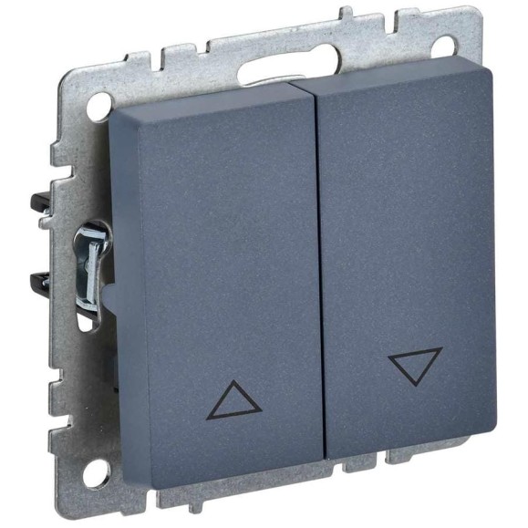 Выключатель IEK Brite жалюзи 10а вс10-1-5-брм маренго BR-V15-0-10-K35 Выключатель IEK Brite жалюзи 10а вс10-1-5-брм маренго BR-V15-0-10-K35