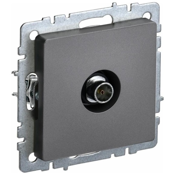 TV розетка IEK Brite оконечная ртв11-0-брс сталь BR-A10-O-K46 TV розетка IEK Brite оконечная ртв11-0-брс сталь BR-A10-O-K46
