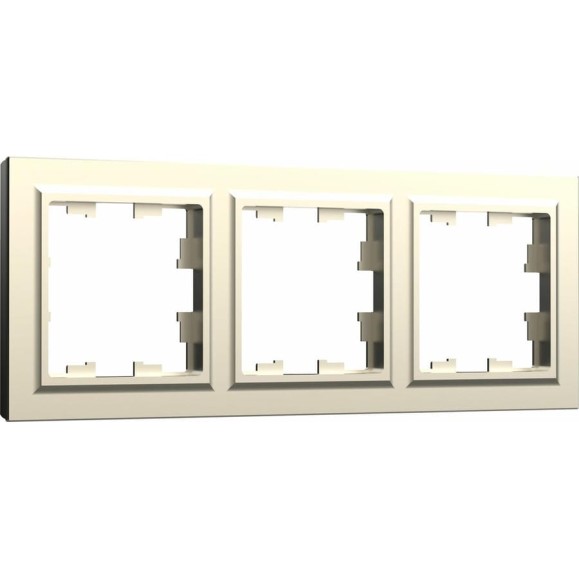 3-местная рамка IEK Brite ру-3-брш шампань BR-M32-K37 3-местная рамка IEK Brite ру-3-брш шампань BR-M32-K37