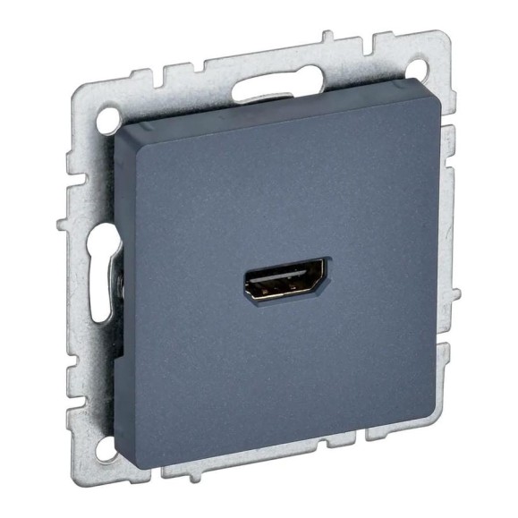 Розетка hdmi IEK Brite рhdmi-0-брм маренго BR-H10-K35 Розетка hdmi IEK Brite рhdmi-0-брм маренго BR-H10-K35