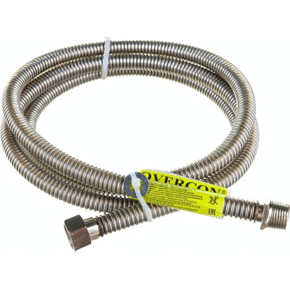 Сильфонная подводка для газа Overcon 1/2", 200 см, в/н ИС.100692 00000000481 Сильфонная подводка для газа Overcon 1/2", 200 см, в/н ИС.100692 00000000481